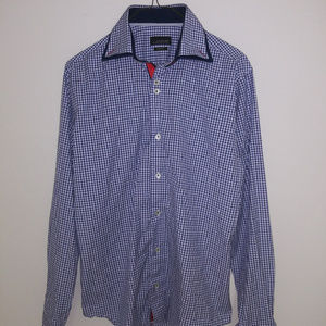 Zara Plaid Slim Fit Button Down